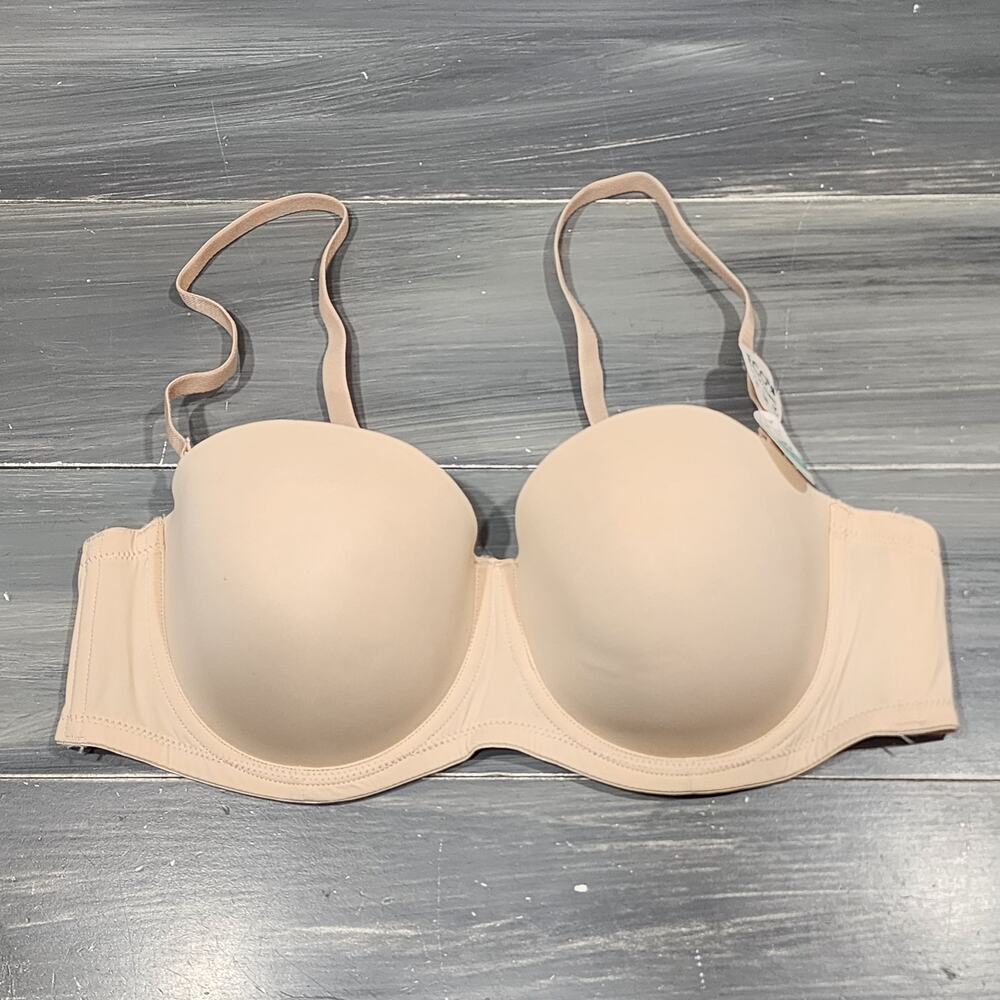 Dorina Michelle Strapless Bra 40B Underwire Lightly Padded D17193MI033 Beige